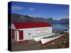 Hudson Bay Company Building, Pangnitung, Baffin Island, Canadian Arctic, Canada, North America-Alison Wright-Stretched Canvas