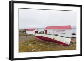 Hudson Bay Company Whaling Station in Pangnirtung, Nunavut, Canada, North America-Michael Nolan-Framed Photographic Print