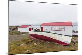 Hudson Bay Company Whaling Station in Pangnirtung, Nunavut, Canada, North America-Michael Nolan-Mounted Photographic Print