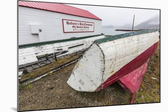 Hudson Bay Company Whaling Station in Pangnirtung, Nunavut, Canada, North America-Michael Nolan-Mounted Photographic Print