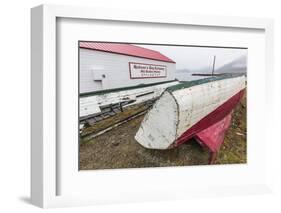 Hudson Bay Company Whaling Station in Pangnirtung, Nunavut, Canada, North America-Michael Nolan-Framed Photographic Print