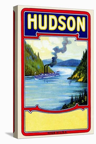 Hudson Broom Label-null-Stretched Canvas