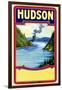 Hudson Broom Label-null-Framed Art Print