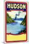 Hudson Broom Label-null-Mounted Art Print