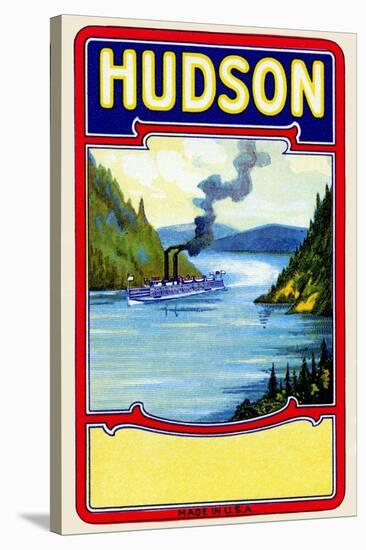 Hudson Broom Label-null-Stretched Canvas