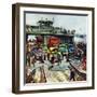 "Hudson Ferry", February 4, 1950-Thornton Utz-Framed Giclee Print