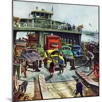 "Hudson Ferry", February 4, 1950-Thornton Utz-Mounted Giclee Print