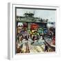 "Hudson Ferry", February 4, 1950-Thornton Utz-Framed Premium Giclee Print