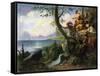 Hudson: New York, 1609-null-Framed Stretched Canvas