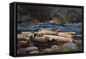 Hudson River, 1892-Winslow Homer-Framed Stretched Canvas