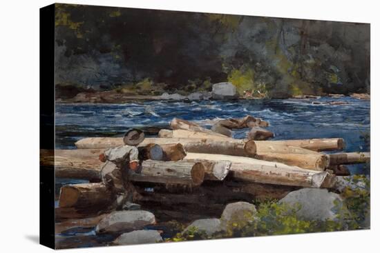 Hudson River, 1892-Winslow Homer-Stretched Canvas