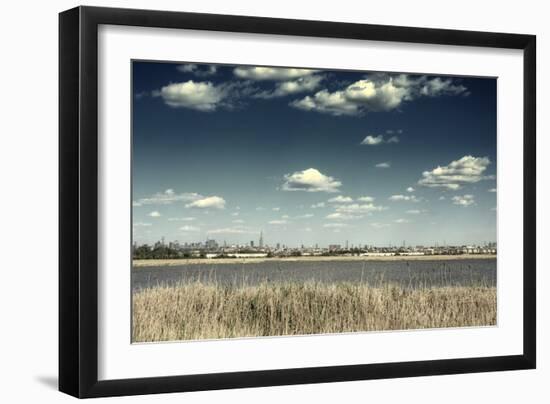 Hudson River and New York City Skyline-Sabine Jacobs-Framed Photographic Print