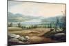 Hudson River at West Point, New York, 1820 (W/C on Paper Mounted on Cardboard)-William Guy Wall-Mounted Giclee Print