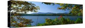 Hudson River in Autumn, Rhinebeck, New York-null-Stretched Canvas