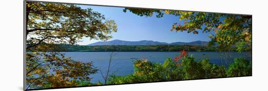 Hudson River in Autumn, Rhinebeck, New York-null-Mounted Photographic Print