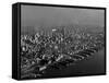 Hudson River Lined with the Docks and Piers of the Port of New York-Margaret Bourke-White-Framed Stretched Canvas