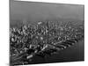 Hudson River Lined with the Docks and Piers of the Port of New York-Margaret Bourke-White-Mounted Photographic Print