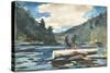 Hudson River' - Logging, 1892-Winslow Homer-Stretched Canvas