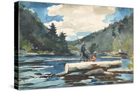 Hudson River' - Logging, 1892-Winslow Homer-Stretched Canvas