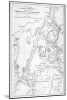 Hudson River: Military Map-null-Mounted Giclee Print