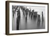 Hudson River Pilings-Bill Carson Photography-Framed Photographic Print