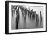 Hudson River Pilings-Bill Carson Photography-Framed Photographic Print