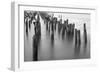 Hudson River Pilings-Bill Carson Photography-Framed Photographic Print