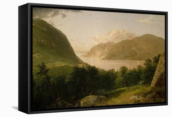 Hudson River Scene, 1857-John Frederick Kensett-Framed Stretched Canvas