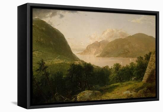 Hudson River Scene, 1857-John Frederick Kensett-Framed Stretched Canvas