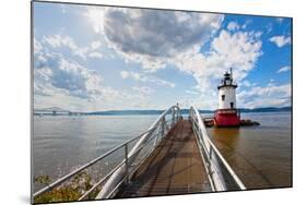 Hudson River Scenic, Tarrytown, New York-George Oze-Mounted Photographic Print