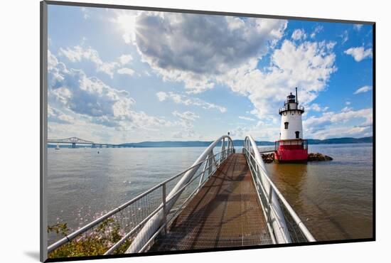 Hudson River Scenic, Tarrytown, New York-George Oze-Mounted Photographic Print