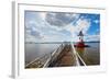 Hudson River Scenic, Tarrytown, New York-George Oze-Framed Photographic Print