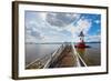 Hudson River Scenic, Tarrytown, New York-George Oze-Framed Photographic Print