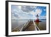 Hudson River Scenic, Tarrytown, New York-George Oze-Framed Photographic Print