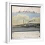 Hudson River Steamboat 'Clermont', 1858 (W/C on Paper Mounted on Canvas)-Richard Varick De Witt-Framed Giclee Print