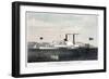 Hudson River Steamship-Currier & Ives-Framed Giclee Print