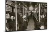 Hudson River subway train, New York, USA, c1901-Edwin Levick-Mounted Photographic Print