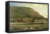 Hudson River Valley-George Inness-Framed Stretched Canvas