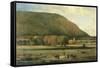 Hudson River Valley-George Inness-Framed Stretched Canvas