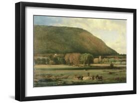 Hudson River Valley-George Inness-Framed Giclee Print