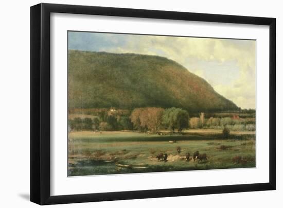Hudson River Valley-George Inness-Framed Giclee Print