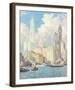 Hudson River Waterfront, New York-Colin Campbell Cooper-Framed Giclee Print