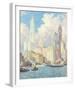 Hudson River Waterfront, New York-Colin Campbell Cooper-Framed Giclee Print