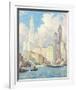 Hudson River Waterfront, New York-Colin Campbell Cooper-Framed Giclee Print