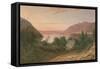 Hudson River with a Distant View of West Point, 1834-Seth Eastman-Framed Stretched Canvas
