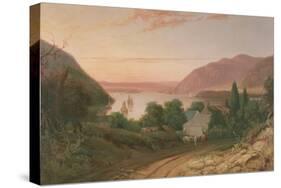 Hudson River with a Distant View of West Point, 1834-Seth Eastman-Stretched Canvas