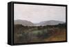 Hudson River-Frederic Edwin Church-Framed Stretched Canvas