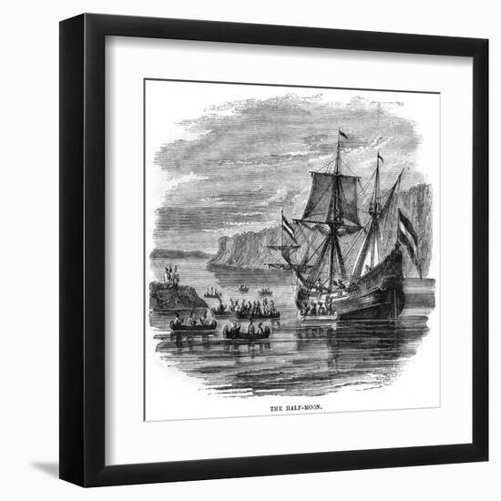 Hudson's "Half Moon"-null-Framed Art Print