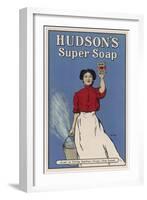 Hudson's Super Soap - Just a Little Better Than the Rest-null-Framed Art Print
