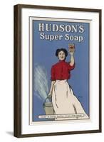 Hudson's Super Soap - Just a Little Better Than the Rest-null-Framed Art Print